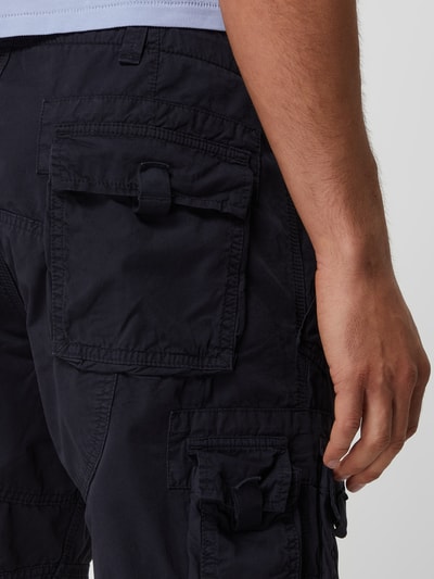 Aeronautica Militare Cargoshorts aus Baumwolle  Marineblau 3