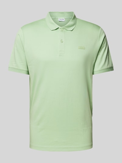 CK Calvin Klein Regular fit poloshirt met knoopsluiting Lichtgroen - 2