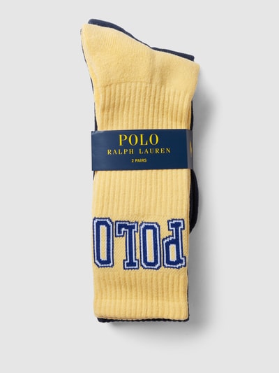 Polo Ralph Lauren Underwear Socken mit Label-Details im 2er-Pack Gelb 3