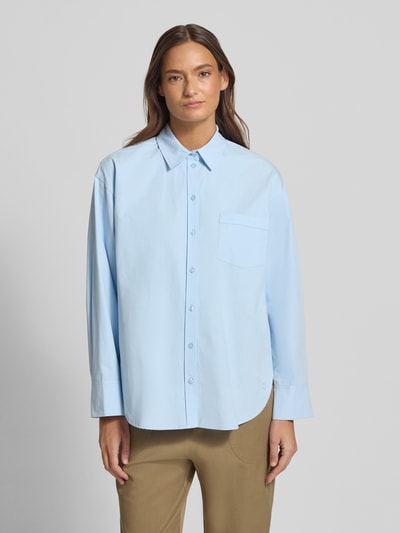 Jake*s Casual Bluzka o kroju relaxed fit z brustaszą Jasnoniebieski 4