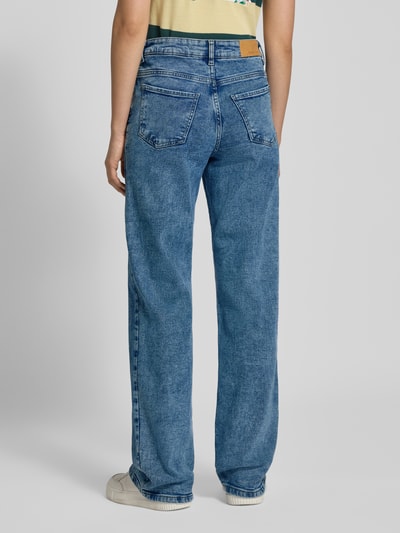 Noisy May Wide fit jeans van biologische katoenmix, model 'Myolanda' Jeansblauw - 5