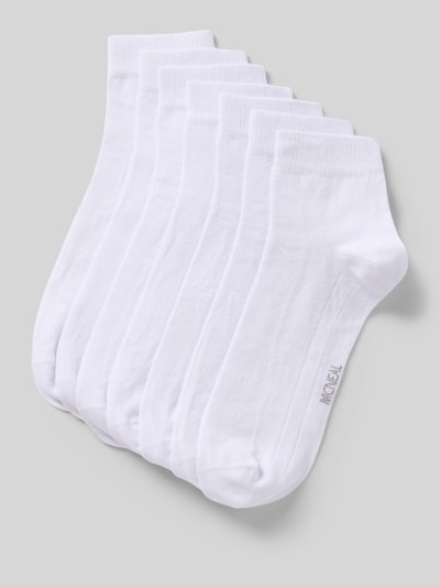 MCNEAL Sneakersocken im 7er-Pack mit Label-Detail Weiss 1