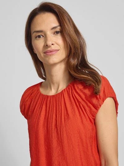 Christian Berg Woman Selection Regular Fit Bluse mit Rundhalsausschnitt Dunkelorange 3