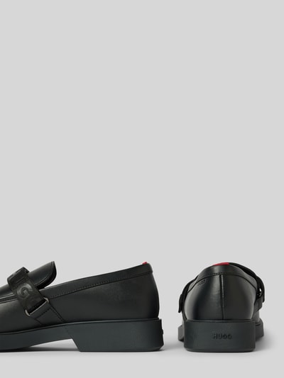 HUGO Loafers mit Label-Details Modell 'Iker' Black 2