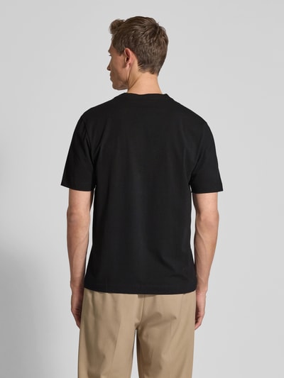 BOSS Orange T-shirt met labelprint Zwart - 5