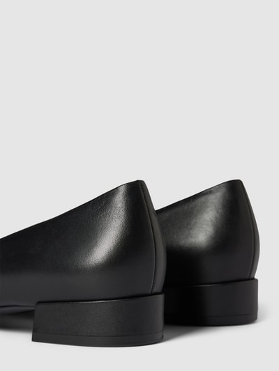 Högl Ballerinas aus Leder in unifarbenem Design Modell 'BOULEVARD' Black 2