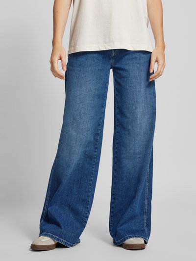 Cambio Wide Leg Jeans mit Eingrifftaschen Modell 'ALEK' Blau 4