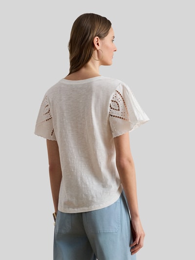 Lauren Ralph Lauren Regular Fit T-Shirt aus reiner Baumwolle Weiss 5