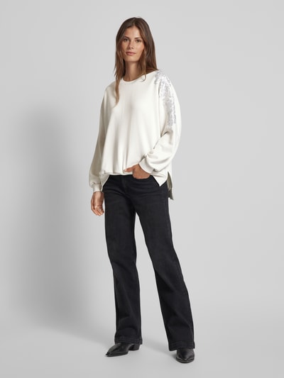 Smith and Soul Sweatshirt met pailletten Zilver - 1