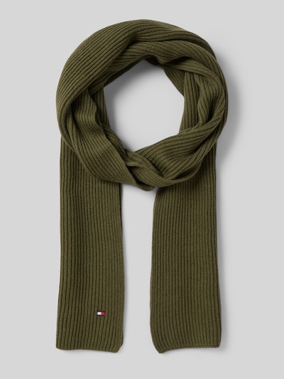 Tommy Hilfiger Sjaal van een mix van katoen en kasjmier Rietgroen - 1