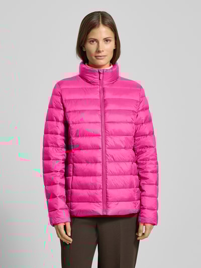 Christian Berg Woman Selection Gewatteerd jack met opstaande kraag Donkerblauw - 4