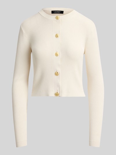 Lauren Ralph Lauren Slim Fit Strickjacke mit Knopf Details Sand 2