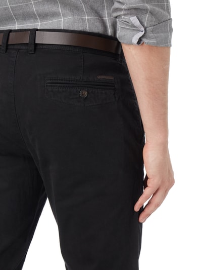 MCNEAL Chino mit Gürtel Black 2