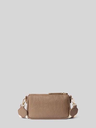 VALENTINO BAGS Crossbody Bag mit Label-Detail Modell 'PANSY' Taupe 3
