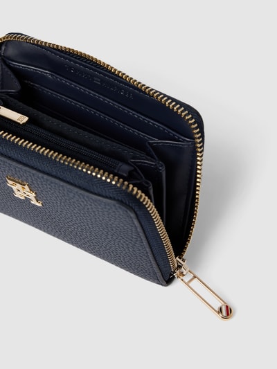 Tommy Hilfiger Portemonnaie mit Label-Applikation Marineblau 3