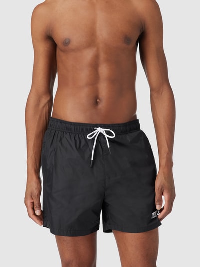 HUGO Badehose mit Logo-Print Black 1