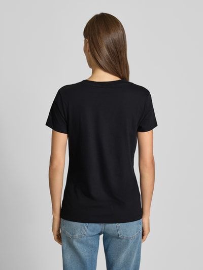 BOSS Orange Regular fit T-shirt van puur katoen Zwart - 5