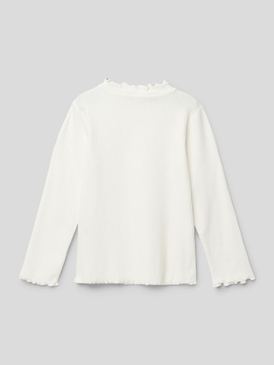 s.Oliver RED LABEL Longsleeve mit Muschelsaum Offwhite 3