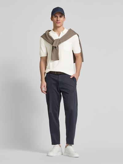 Polo Ralph Lauren Slim Fit Poloshirt mit Kentkragen Weiss 1