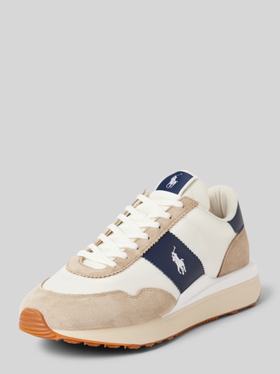 Polo Ralph Lauren Sneakersy z mieszanki skóry model ‘TRAIN’ Biały 1