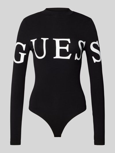 Guess Activewear Body mit Label-Print Modell 'GIULIA' Black 2