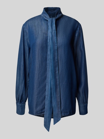 JOOP! Bluzka zakładana przez głowę z imitacji denimu model ‘ULLA’ Jeansowy niebieski 2