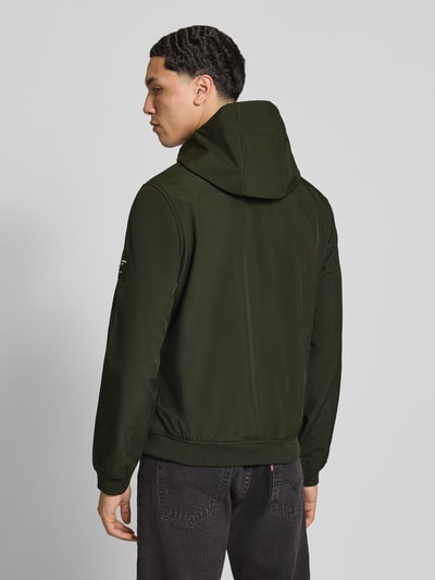 JACK & JONES kurtka softshell z kieszeniami zapinanymi na zamek błyskawiczny Oliwkowy 5