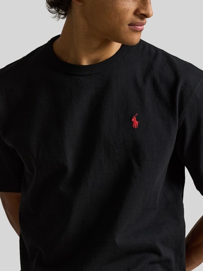 Polo Ralph Lauren Regular Fit T-Shirt aus reiner Baumwolle Black 3