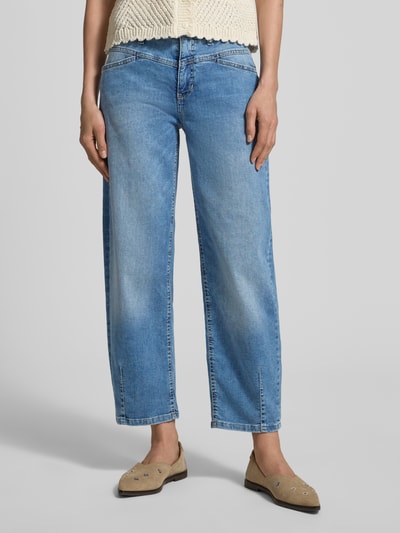 CAMBIO Barrel Fit Jeans aus Baumwoll-Mix Modell 'ELIN' Jeansblau 4