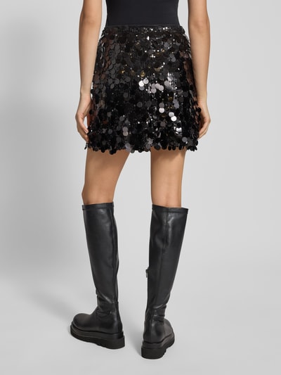 Pieces Spódnica mini o dopasowanym kroju z cekinowym obszyciem model ‘MALOU’  5