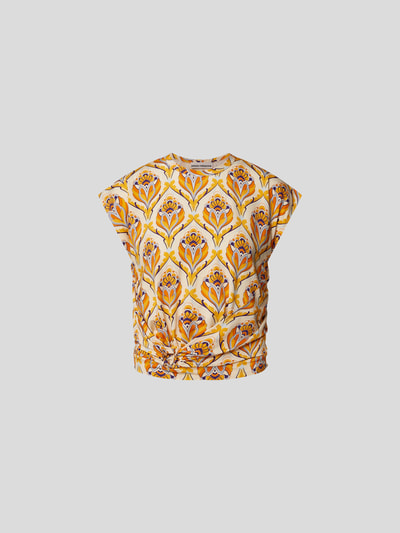 Paco Rabanne Bluse mit floralem Muster Gelb 2