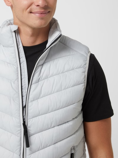 Tom Tailor Lichte bodywarmer met opstaande kraag - waterafstotend Lichtgrijs - 3