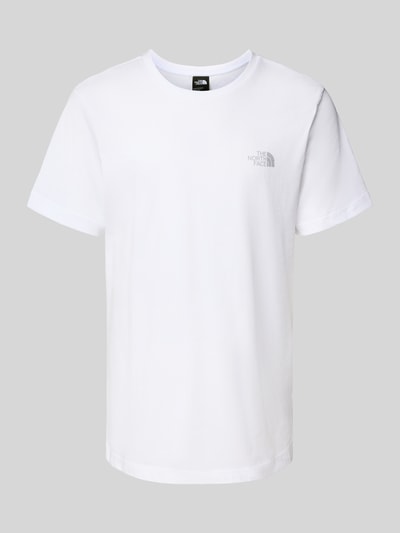 The North Face T-Shirt mit Label-Print Weiss 2