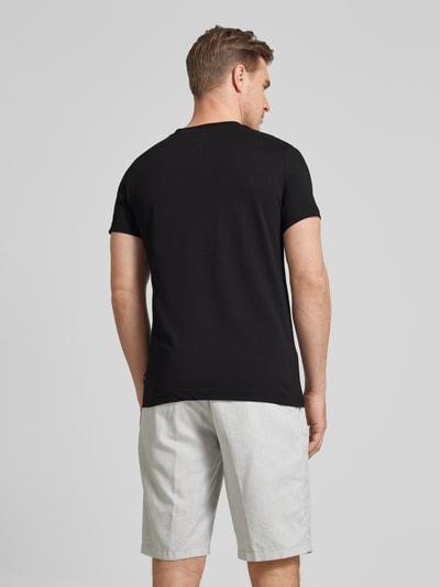 Tommy Hilfiger T-Shirt mit Label-Print Black 5