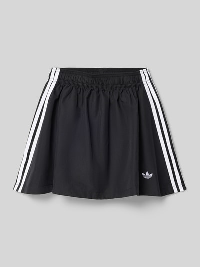 adidas Originals Ausgestellter Sport-Rock mit Kontraststreifen Black 1
