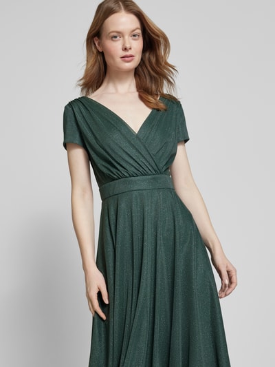 Vera Mont Knielanges Cocktailkleid in Wickel-Optik Lind 3