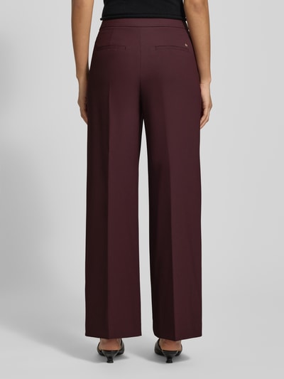 MOS MOSH Stoffhose mit Bügelfalten Modell 'Leya Miley' Bordeaux 5