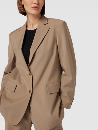 Marc O'Polo Blazer mit Reverskragen Taupe 3