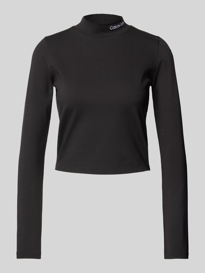 Calvin Klein Jeans Longsleeve mit Stehkragen Modell 'MILANO' Black 1