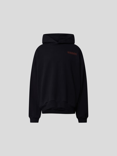 Marni Oversized Hoodie aus Baumwolle Black 2