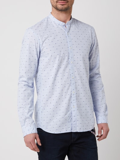 Tom Tailor Denim Slim Fit Freizeithemd aus Baumwolle Hellblau 4