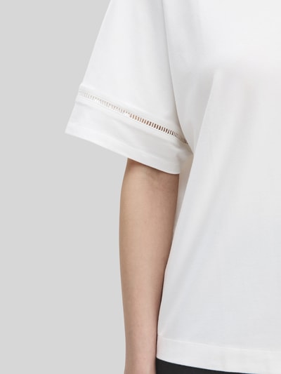 Marc O'Polo Relaxed Fit T-Shirts aus Baumwoll-Mix Weiss 3