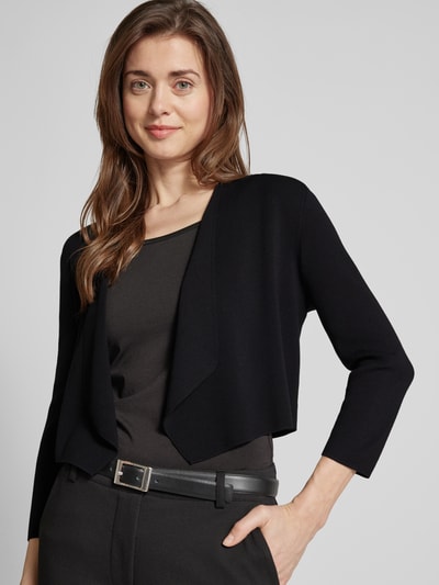 comma Bolero in unifarbenem Design mit 3/4-Arm Black 3