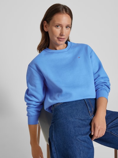 Tommy Hilfiger Regular Fit Sweatshirt mit Logo-Stitching Bleu 3