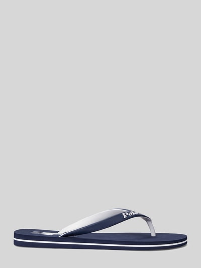 Polo Ralph Lauren Flip Flops mit Logo Detail Marine 2