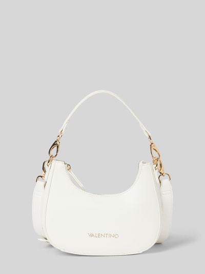 VALENTINO BAGS Handtasche mit Label-Applikation Modell 'ZERO RE' Weiss 1