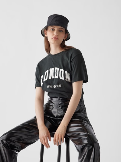 Anine Bing T-Shirt mit Prints Schwarz 3