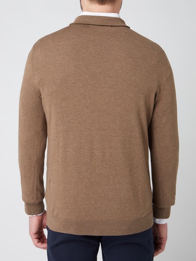 SELECTED HOMME Gebreide pullover met opstaande kraag Zand gemêleerd - 5