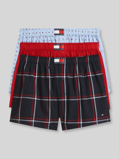Tommy Hilfiger Bokserki z detal z logo w zestaw 3 szt. Czerwony 2