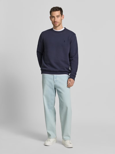 ARMEDANGELS Regular Fit Sweatshirt aus reiner Baumwolle Modell 'BAARO' Marine 1